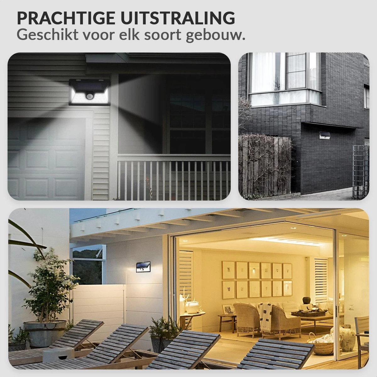 SensaHome Solar Lamp 34 Led Met Bewegingssensor Voor Buitenverlichting | Slimme Lamp | Energievriendelijk Op Zonne-energie | Buitenverlichting Wandlamp Met Sensor En Led 11 SensaHome Solar Lamp 34 Led Met Bewegingssensor Voor Buitenverlichting | Slimme Lamp | Energievriendelijk Op Zonne-energie | Buitenverlichting Wandlamp Met Sensor En Led - Afbeelding 9