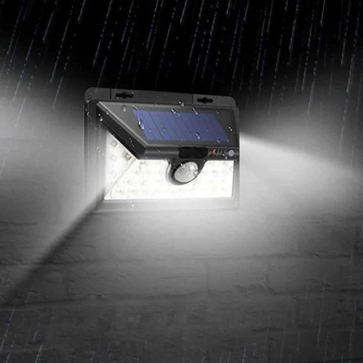 SensaHome Solar Lamp 34 Led Met Bewegingssensor Voor Buitenverlichting | Slimme Lamp | Energievriendelijk Op Zonne-energie | Buitenverlichting Wandlamp Met Sensor En Led 16 SensaHome Solar Lamp 34 Led Met Bewegingssensor Voor Buitenverlichting | Slimme Lamp | Energievriendelijk Op Zonne-energie | Buitenverlichting Wandlamp Met Sensor En Led - Afbeelding 14