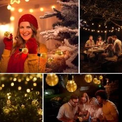 Aigostar 10VRG Solar Lichtsnoer - Lichtslinger Op Zonne-energie - Lampjes Slinger - 20 Transparante LED - 3000K - 5.8 Meter -Philips Hue Winkel 1200x1200 1459