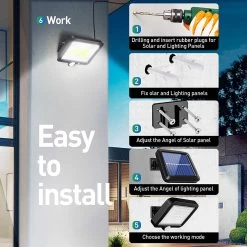 Buitenlamp Met Bewegingssensor – Buitenverlichting Zonne Energie - Wandlamp Buiten – Sensor – Solar – Dag Nacht Sensor – 100 LEDS – Zwart – Helder Licht - Zonne-energie - LED-schijnwerper Bewegingssensor En Los Zonnepaneel - -Philips Hue Winkel 1200x1200 1488