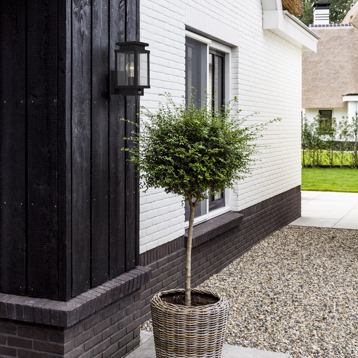 Buitenlamp Met Bewegingssensor Boston Wandlamp Zwart 7 Buitenlamp Met Bewegingssensor Boston Wandlamp Zwart - Afbeelding 5