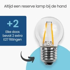 Gologi Lichtsnoer Buiten En Binnen - Lichtslinger 15M - Tuinverlichting LED - Warme Sfeerverlichting 2700K - Smart Verlichting - Koppelbaar Tot 30M -Philips Hue Winkel 1200x1200 1532