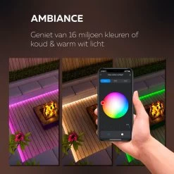 Calex Smart Outdoor LED Strip 5 Meter - Voor Buiten - Met App - Buitenverlichting - RGB En Warm Wit - Lichtstrip -Philips Hue Winkel 1200x1200 1544