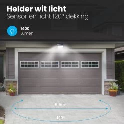 Auronic Buitenlamp - Zonne-energie - 2 Stuks - Bewegingssensor - 78 LED's - Wandlamp - IP65 - Zwart -Philips Hue Winkel 1200x1200 1569