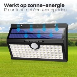 Auronic Buitenlamp - Zonne-energie - 2 Stuks - Bewegingssensor - 78 LED's - Wandlamp - IP65 - Zwart -Philips Hue Winkel 1200x1200 1575