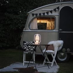 QAZQA Storm - Moderne LED Dimbare Staande Buitenlamp | Staande Lamp Voor Buiten Met Dimmer - 1 Lichts - H 300 Mm - Wit - Buitenverlichting -Philips Hue Winkel 1200x1200 1593