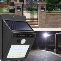 Merkloos Automatische Solar LED Lamp - 30 LED - Zonne-energie - Beweging Sensor - Tuinverlichting - Zwart -Philips Hue Winkel 1200x1200 1630