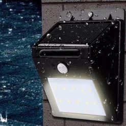 Merkloos Automatische Solar LED Lamp - 30 LED - Zonne-energie - Beweging Sensor - Tuinverlichting - Zwart -Philips Hue Winkel 1200x1200 1634