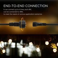 Aigostar 10VRW Lichtsnoer - Lichtslinger - 10 Transparante LED Lampjes - 4000K - 8M -Philips Hue Winkel 1200x1200 1654