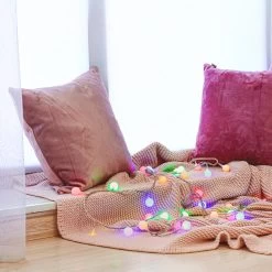 Luume Smart Led Lichtsnoer Voor Binnen - 6 Meter - Slimme Lichtslinger Met App - 33 Lampjes In Bolvorm - RGB En Warm Wit - Synchroniseert Met Muziek - Bolletjes Slinger Voor Slaapkamer En Kerstboom - Google Home En Alexa - Bluetooth -Philips Hue Winkel 1200x1200 1684