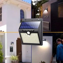 Merkloos Solar Buitenlamp Met Bewegingssensor - Wit Licht - Tuinverlichting Op Zonne-energie - IP65 Waterdicht - 2 Stuks - 97 LEDs - 2700K - Zwart -Philips Hue Winkel 1200x1200 1698