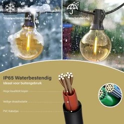 Homèlle Solar Lichtsnoer - 25 LED - 7.5 Meter - Warm-wit - Tuinverlichting Op Zonne-energie - Kerstverlichting - Buitenverlichting - Lichtslinger - Lampjes Slinger - Transperant 17 Homèlle Solar Lichtsnoer - 25 LED - 7.5 Meter - Warm-wit - Tuinverlichting Op Zonne-energie - Kerstverlichting - Buitenverlichting - Lichtslinger - Lampjes Slinger - Transperant -Philips Hue Winkel 1200x1200 1743