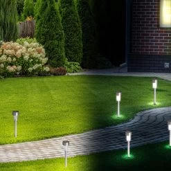 B.K.Licht - Solar Tuinverlichting LED - Padverlichting Met Nachtsensor - 12 Stuks - Tuinlampen Op Zonneenergie - Buitenverlichting - Buitenlamp - IP44 - Incl. Grondspies -Philips Hue Winkel 1200x1200 1746