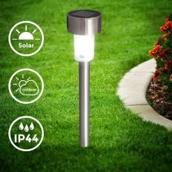 B.K.Licht - Solar Tuinverlichting LED - Padverlichting Met Nachtsensor - 12 Stuks - Tuinlampen Op Zonneenergie - Buitenverlichting - Buitenlamp - IP44 - Incl. Grondspies -Philips Hue Winkel 1200x1200 1748