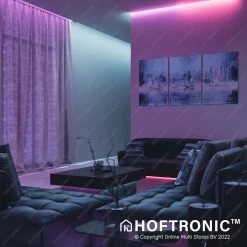HOFTRONIC - Smart LED Strip 5m - RGB Flow Colors - WiFi + Bluetooth - 16,5 Miljoen Kleuren Met 120 LEDs - Music Sync - Met Afstandsbediening - Zelfklevend - Voor Google Home, Amazon Alexa En Siri 21 HOFTRONIC - Smart LED Strip 5m - RGB Flow Colors - WiFi + Bluetooth - 16,5 Miljoen Kleuren Met 120 LEDs - Music Sync - Met Afstandsbediening - Zelfklevend - Voor Google Home, Amazon Alexa En Siri -Philips Hue Winkel 1200x1200 1780