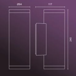 Philips Hue Appear Muurlamp - Wit En Gekleurd Licht - Zwart 40 Philips Hue Appear Muurlamp - Wit En Gekleurd Licht - Zwart -Philips Hue Winkel 1200x1200 1802