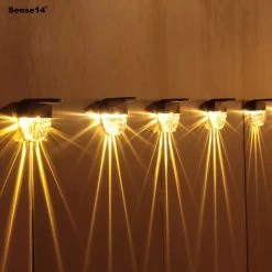 Sense14 – Buitenlamp Dag Nacht Sensor – 4 Stuks - Warmlicht – Balkon, Wand Of Leuning - Tuinverlichting - RGB-Kleurentuinlamp - Zonne Energie – Buitenlamp Met Schemersensor -Philips Hue Winkel 1200x1200 1810