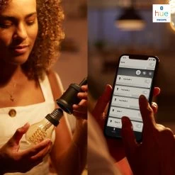 Philips Mygarden Cormorant Wandlamp Buiten - Muurlamp - Tuinverlichting LED Buiten - Buitenlamp - Incl. Philips Hue White Filament Standaardlamp E27 - Zwart -Philips Hue Winkel 1200x1200 1817