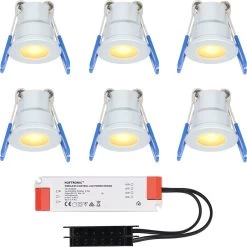 6x Milano RVS Smart LED Inbouwspots Complete Set - Wifi & Bluetooth - 12V - 3 Watt - 2700K Warm Wit - Veranda Verlichting - Voor Binnen En Buiten -Philips Hue Winkel 1200x1200 1864