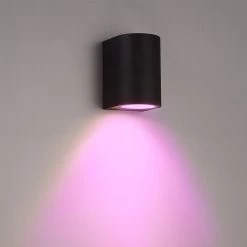 Hoftronic Smart Alvin - Smart LED Wandlamp - WiFi + Bluetooth - Downlight - GU10 5,5 Watt 400lm - RGBWW 16,5 Miljoen Kleuren - Slimme Muurlamp - Geschikt Als Binnen En Buiten Wandlamp - 3 Jaar Garantie -Philips Hue Winkel 1200x1200 1867