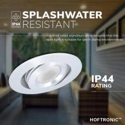 HOFTRONIC Sienna - Veranda Inbouwspots 6x3W - 12 Volt - Complete Veranda Set - 2700K Zeer Warm Wit - IP44 Waterdicht - Dimbare Inbouwspots Met Afstandsbediening - Kantelbaar - 5mm Diameter - 30mm Inbouwdiepte Voor Badkamer En Tuin -Philips Hue Winkel 1200x1200 1902