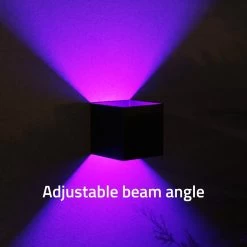 Hombli Wandlamp Voor Binnen En Buiten - Wit En Gekleurd Licht – Aanpasbare Lichthoek, Slimme LED Verlichting, Bad & Woonkamer, Waterdicht, Aluminium, Zwart -Philips Hue Winkel 1200x1200 1908