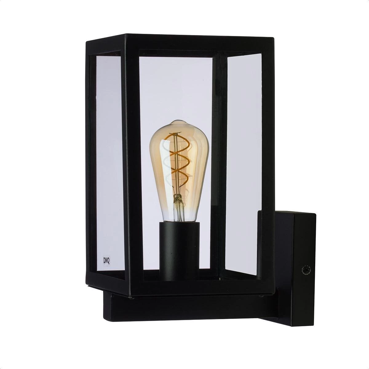 DMQ Buitenlamp Boston - Lantaarn Zwart IP44 - Voordeur - Wand / Hanglamp 4 DMQ Buitenlamp Boston - Lantaarn Zwart IP44 - Voordeur - Wand / Hanglamp - Afbeelding 2