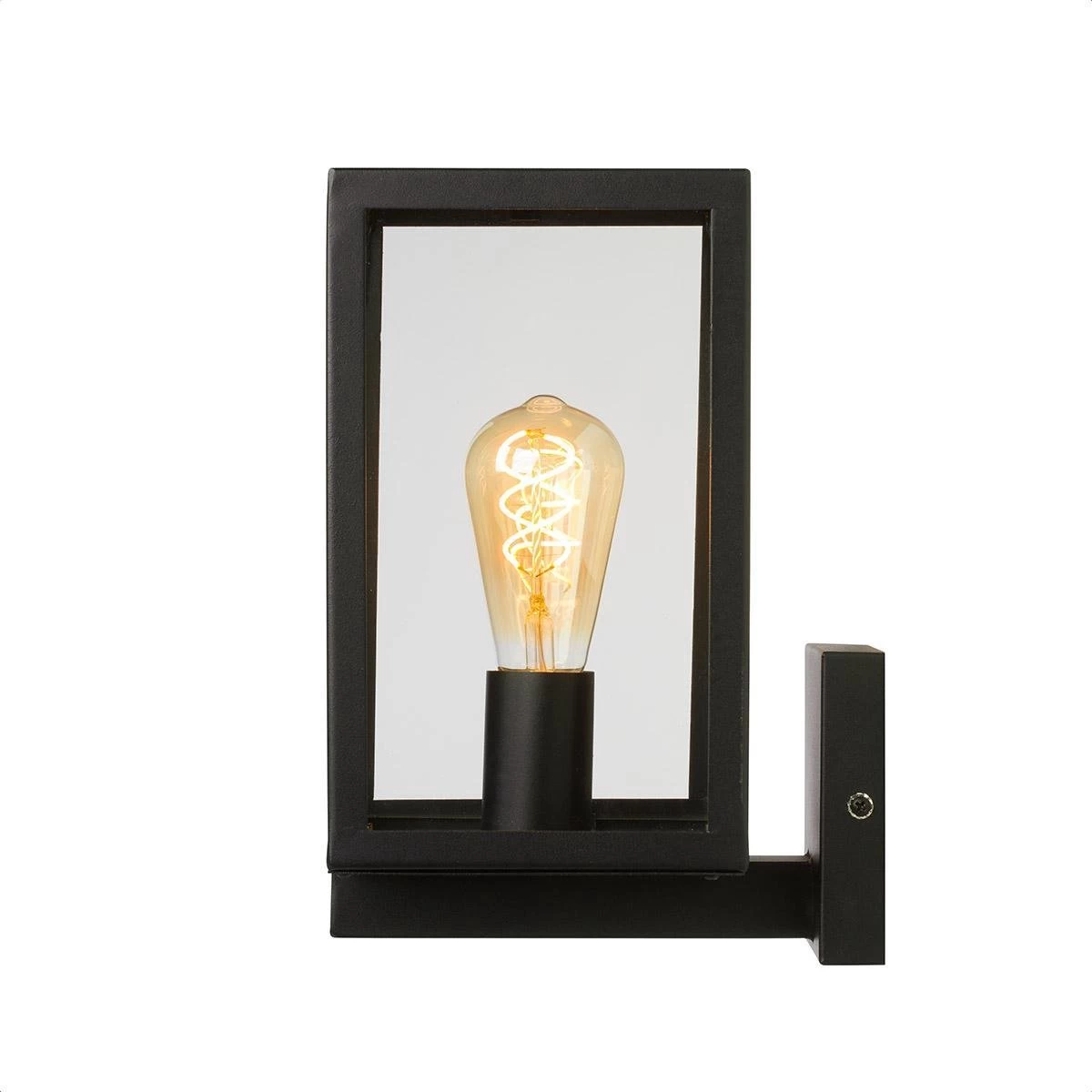 DMQ Buitenlamp Boston - Lantaarn Zwart IP44 - Voordeur - Wand / Hanglamp 5 DMQ Buitenlamp Boston - Lantaarn Zwart IP44 - Voordeur - Wand / Hanglamp - Afbeelding 3