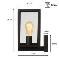 DMQ Buitenlamp Boston - Lantaarn Zwart IP44 - Voordeur - Wand / Hanglamp 15 DMQ Buitenlamp Boston - Lantaarn Zwart IP44 - Voordeur - Wand / Hanglamp -Philips Hue Winkel 1200x1200 1939