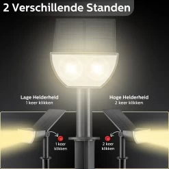 Happy Goods - Solar Prikspot - Buitenlampen - Tuinsteker - Buiten - Solar - Tuinverlichting - Lampen - Buiten Verlichting - Tuinlantaarn - Padverlichting - Zonne-energie - Warm White - Prikspot - Zomer - Duurzaam -Philips Hue Winkel 1200x1200 1990