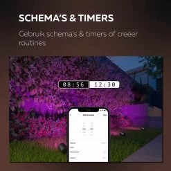 Calex Smart Outdoor 24v Tuinverlichting - Set Van 3 Slimme Grondspots - RGB En Warm Wit Licht - Zwart -Philips Hue Winkel 1200x1200 2048