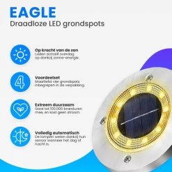 Eagle Electronics - Grondspots 10 LED Voor Buiten – Tuinverlichting LED Buiten – Tuinverlichting Op Zonneenergie -Philips Hue Winkel 1200x1200 2076