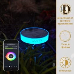 Lueas® - Solar Grondspot Telefoonbestuurbaar- Met App - Zonne-energie - Muurlamp - Lichtsensor - Bluetooth 13 Lueas® - Solar Grondspot Telefoonbestuurbaar- Met App - Zonne-energie - Muurlamp - Lichtsensor - Bluetooth -Philips Hue Winkel 1200x1200 2082