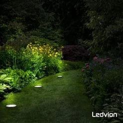 Ledvion Leo - LED Grondspot - 1m Kabel - RVS Geborsteld - Rond - GU10 Fitting - IP67 -Philips Hue Winkel 1200x1200 2105