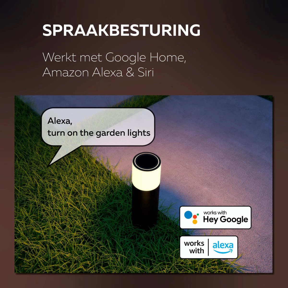 Calex Smart Outdoor LED Buitenlamp - Slimme Grondspot - Sokkellamp RGB En Warm Wit Licht- 4W - Zwart 9 Calex Smart Outdoor LED Buitenlamp - Slimme Grondspot - Sokkellamp RGB En Warm Wit Licht- 4W - Zwart - Afbeelding 7