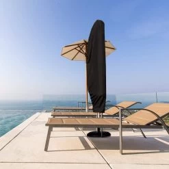 Merkloos Parasolhoes Met Rits En Trekkoord – Beschermhoes Voor Zweefparasol & Staande Parasol – Waterdicht Afdekhoes – Hoes Voor Hangparasol – Inclusief Opberghoes – Zwart - 205 Cm -Philips Hue Winkel 1200x1200 212