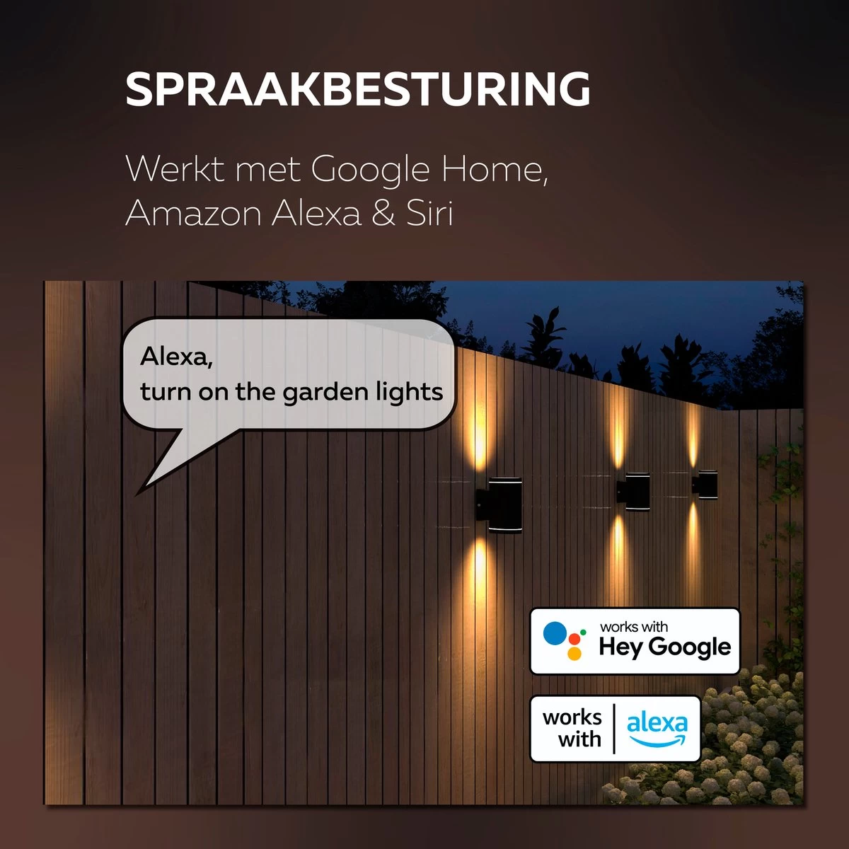 Calex Smart Outdoor LED Buitenlamp - Slimme Up & Down Wandlamp - RGB En Warm Wit Licht - 4W - Zwart 12 Calex Smart Outdoor LED Buitenlamp - Slimme Up & Down Wandlamp - RGB En Warm Wit Licht - 4W - Zwart - Afbeelding 10