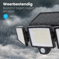 Auronic Buitenlamp - Zonne-energie - Bewegingssensor - 210 LED's Wandlamp - Tuinverlichting - IP65 - Zwart - 2 Stuks -Philips Hue Winkel 1200x1200 2161