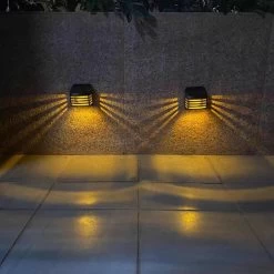 Solar Wandlamp Buiten 'Stripe' - Set Van 4 Stuks - Wandlamp Op Zonne-energie -Philips Hue Winkel 1200x1200 2237