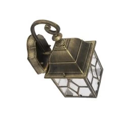 QAZQA Londen - Landelijke Wand Lantaarn Voor Buiten - 1 Lichts - D 180 Mm - Brons - Buitenverlichting -Philips Hue Winkel 1200x1200 2250