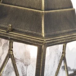 QAZQA Londen - Landelijke Wand Lantaarn Voor Buiten - 1 Lichts - D 180 Mm - Brons - Buitenverlichting -Philips Hue Winkel 1200x1200 2253