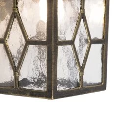 QAZQA Londen - Landelijke Wand Lantaarn Voor Buiten - 1 Lichts - D 180 Mm - Brons - Buitenverlichting -Philips Hue Winkel 1200x1200 2259