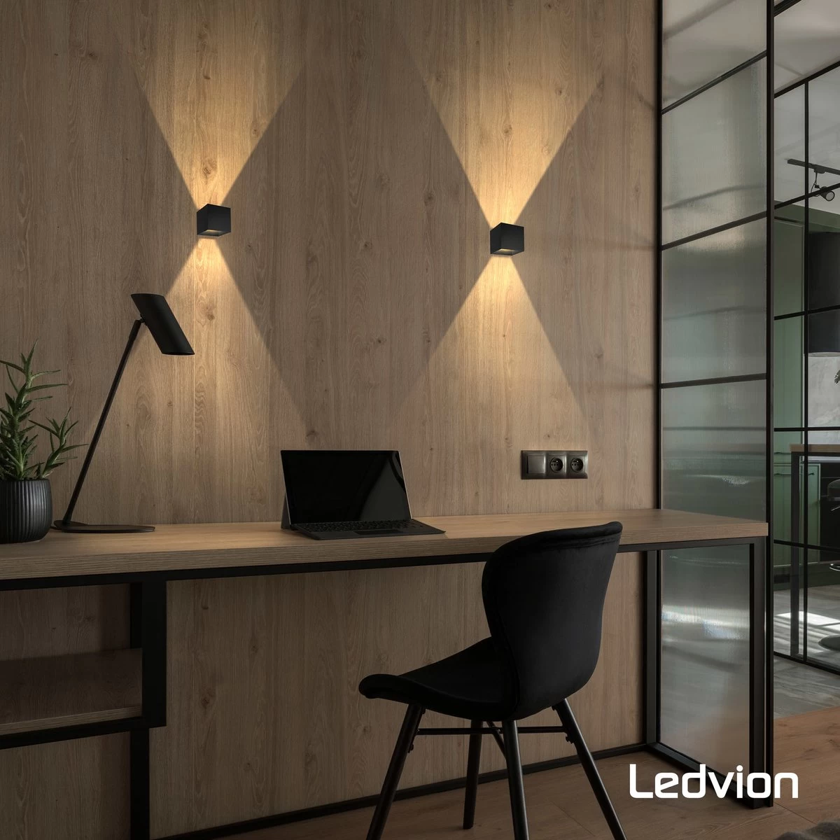 Ledvion Wandlamp Buiten - Zwart - 6W - 3000K - Up Down Light - IP54 13 Ledvion Wandlamp Buiten - Zwart - 6W - 3000K - Up Down Light - IP54 - Afbeelding 11