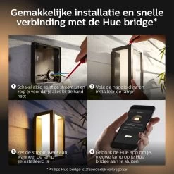 Philips Hue Impress Muurlamp - Wit En Gekleurd Licht - Zwart - Smal -Philips Hue Winkel 1200x1200 2325