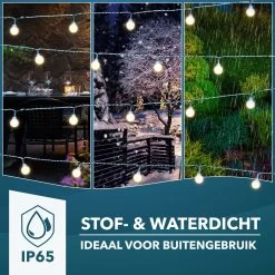Brightly® Lichtsnoer Van 10 Meter LED – Op USB – Voor Binnen En Buiten – Warm Wit Lichtslinger – Tuinverlichting Met Lampjes Slinger – LED Fairy Lights – Waterdicht -Philips Hue Winkel 1200x1200 2378