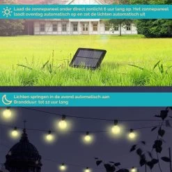 Groovy Light Solar Tuinverlichting Op Zonne-Energie En Netstroom Met 20 LED's - Kerstverlichting Buiten – 3+2m - ø5cm -Philips Hue Winkel 1200x1200 2384