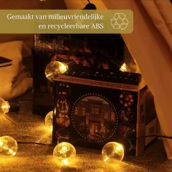 J-Pro Frigus 20 Lichtsnoer Buiten Op Netstroom - Tuinverlichting LED - Buiten Lichtslinger - 20 LEDs Tuinverlichting Met Stekker - 3+2m - ø5cm -Philips Hue Winkel 1200x1200 2393