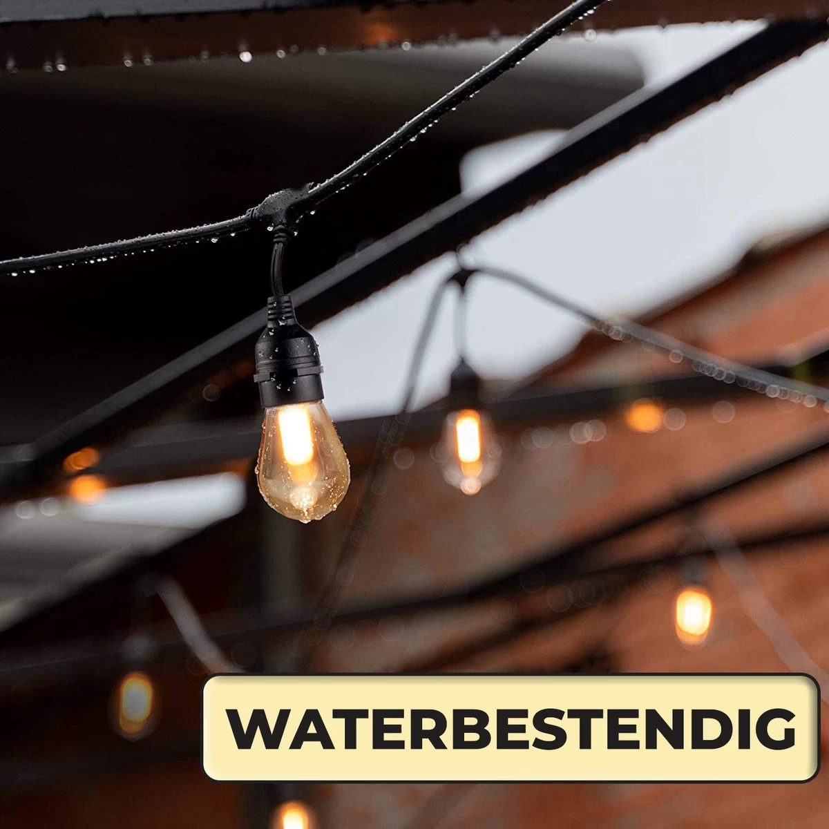 Nince Smart Tuinverlichting 15 Meter - Bedien Met Smartphone - Sfeerverlichting Voor In De Tuin - Lichtsnoer - Tuinverlichting Met Snoer - E27 10 Nince Smart Tuinverlichting 15 Meter - Bedien Met Smartphone - Sfeerverlichting Voor In De Tuin - Lichtsnoer - Tuinverlichting Met Snoer - E27 - Afbeelding 8