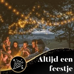 Homèlle Lichtsnoer 50 LED - 15 Meter - Warm-wit - Tuinverlichting - Kerstverlichting - Buitenverlichting - Lichtslinger - Lampjes Slinger - Transparant -Philips Hue Winkel 1200x1200 2488