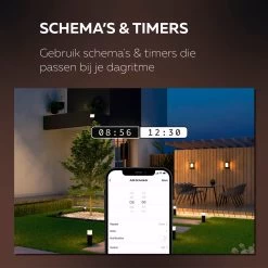 Calex Smart Outdoor LED Buitenlamp - Slimme Wandlamp - RGB En Warm Wit Licht - 4W - Zwart -Philips Hue Winkel 1200x1200 2499